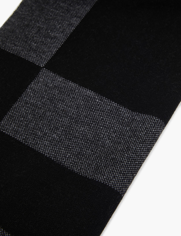 Черный мужской шарф MASCOTTE 766-3206-2402 | ракурс 3