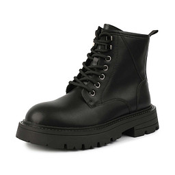 76-42WA-018VR Ботинки женские кож.спилок/ворс.ткань черн, Zenden