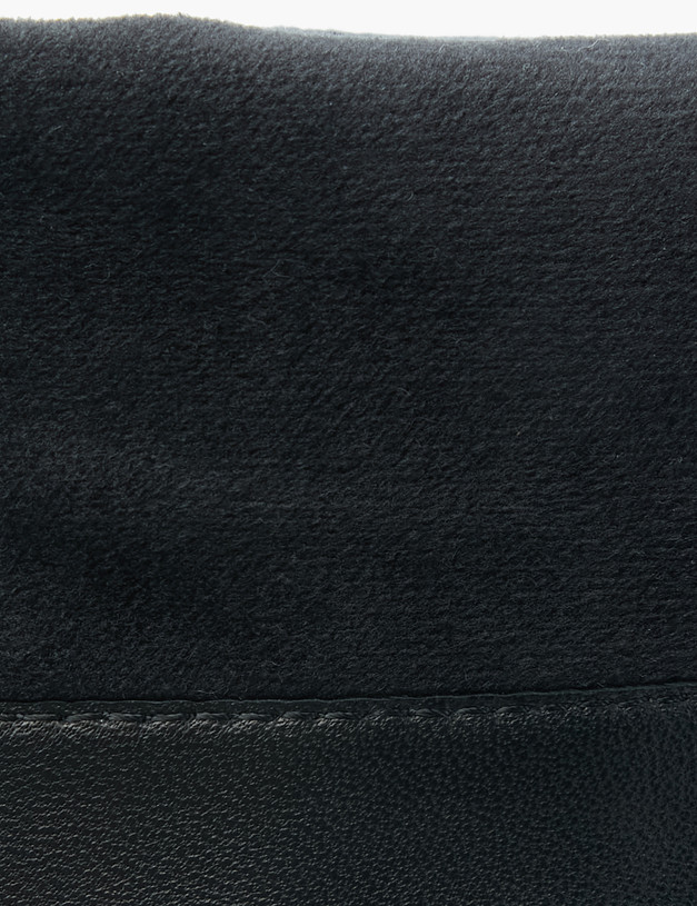 Черные кожаные женские ботфорты MASCOTTE 100-221031-0502 | ракурс 6