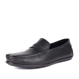 245-41MV-011KT Мокасины мужские нат.кожа/текстиль черн, Zenden