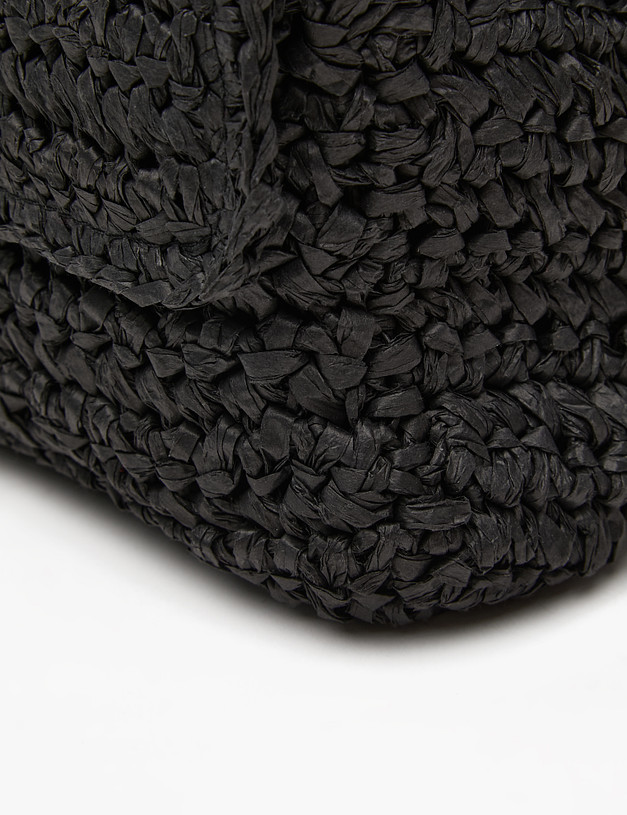 Черная женская плетеная сумка MASCOTTE 647-4106-0302 | ракурс 6