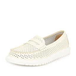 79-61WA-028V Мокасины женские нат.кожа/б.п. св.беж, Zenden