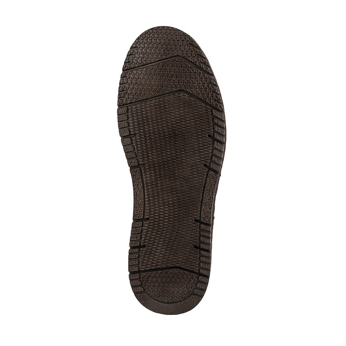Мужские кожаные бежевые полуботинки (топсайдеры) со шнуровкой «Томас Мюнц»