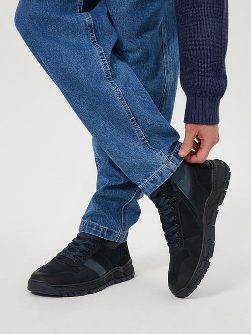 Синие мужские кроссовки "Саламандер"