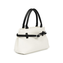 PF-61BWK-022 Сумка женская и.кожа/текстиль бел-черн, S, Zenden