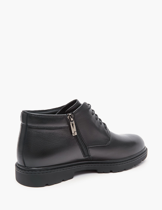 Черные мужские зимние ботинки MASCOTTE 128-320331-0102 | ракурс 3