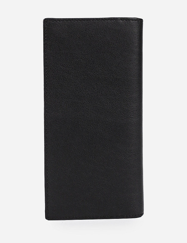 Черное мужское портмоне из кожи MASCOTTE 602-0133-102 | ракурс 2