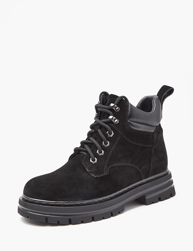 Черные женские зимние ботинки MASCOTTE 233-320632-0202 | ракурс 2