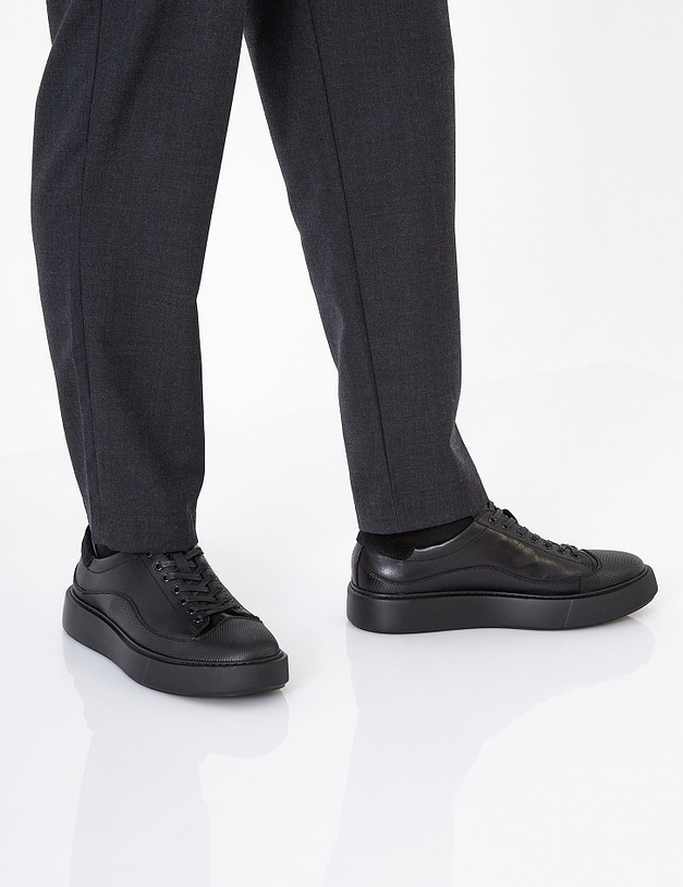 Черные мужские кроссовки MASCOTTE 22-1293421-3128M | ракурс 1