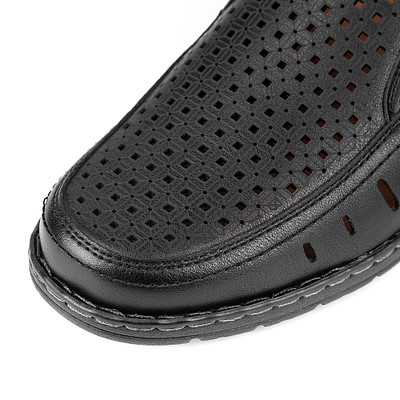 Туфли летние мужские MUNZ Shoes 116-21MV-038SS, цвет черный, размер 42 - фото 6