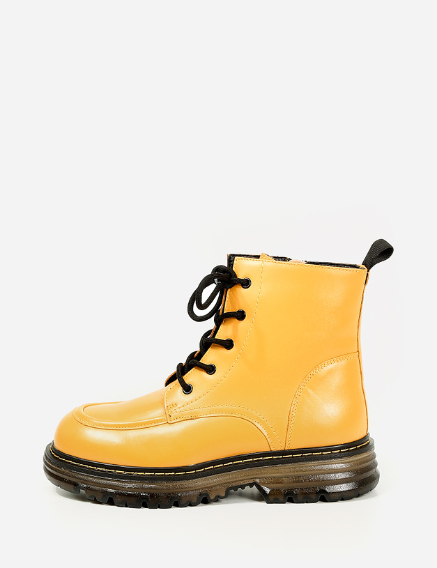 Желтые женские ботинки MASCOTTE 78-120432-4130M | ракурс 2
