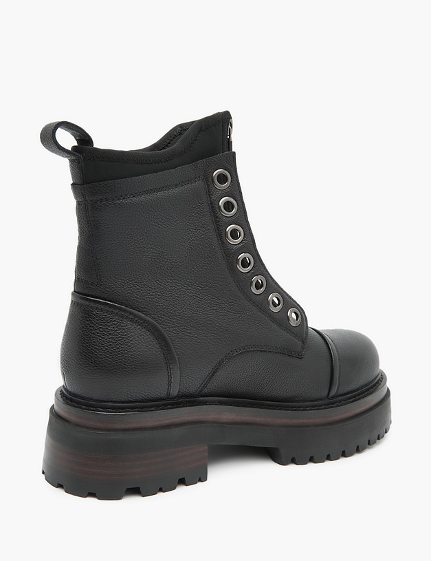 Черные женские ботинки MASCOTTE 22-3200221-8116M | ракурс 3