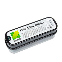 Z82-002/018 Губка для обуви из гладкой кожи черн, Zenden