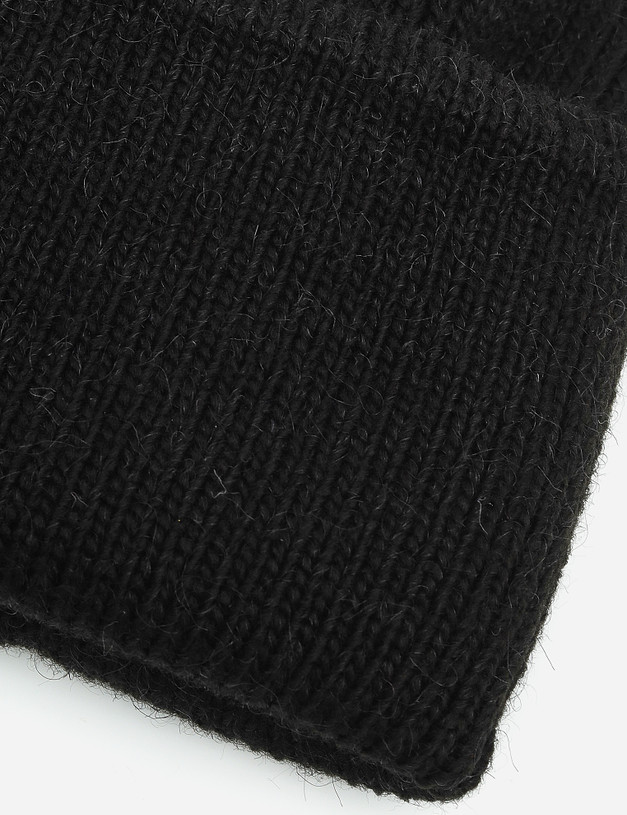 Черная женская шапка MASCOTTE 781-1217-502 | ракурс 3