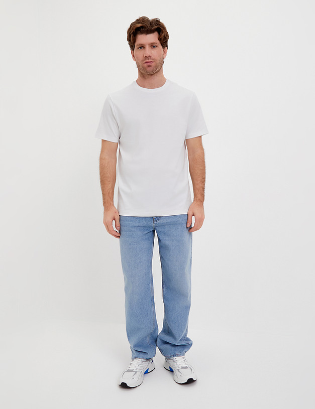 Белая мужская футболка MASCOTTE 873-4108-2601 | ракурс 5