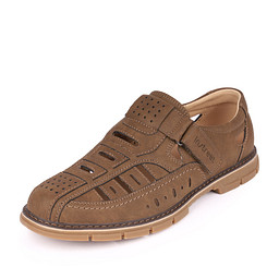 187-51MV-025SS Туфли мужские и.кожа/и.кожа-текстиль корич, INSTREET