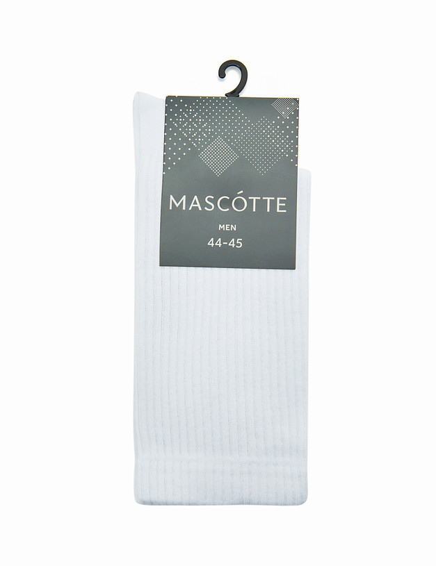 Белые мужские носки MASCOTTE 724-2204-2601 | ракурс 1