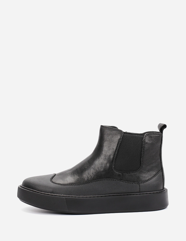 Черные мужские ботинки челси MASCOTTE 22-1293424-0102 | ракурс 2