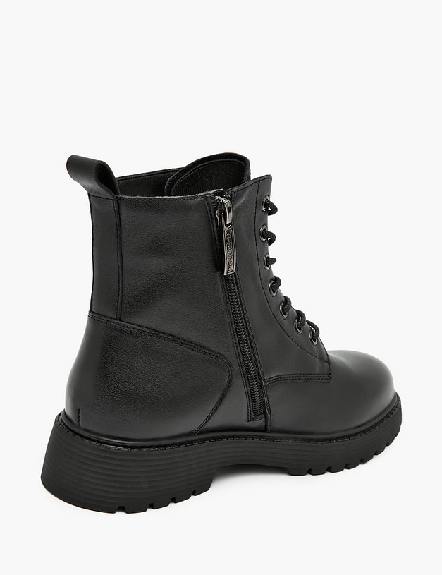 Черные женские зимние ботинки MASCOTTE 58-321831-7100M | ракурс 4