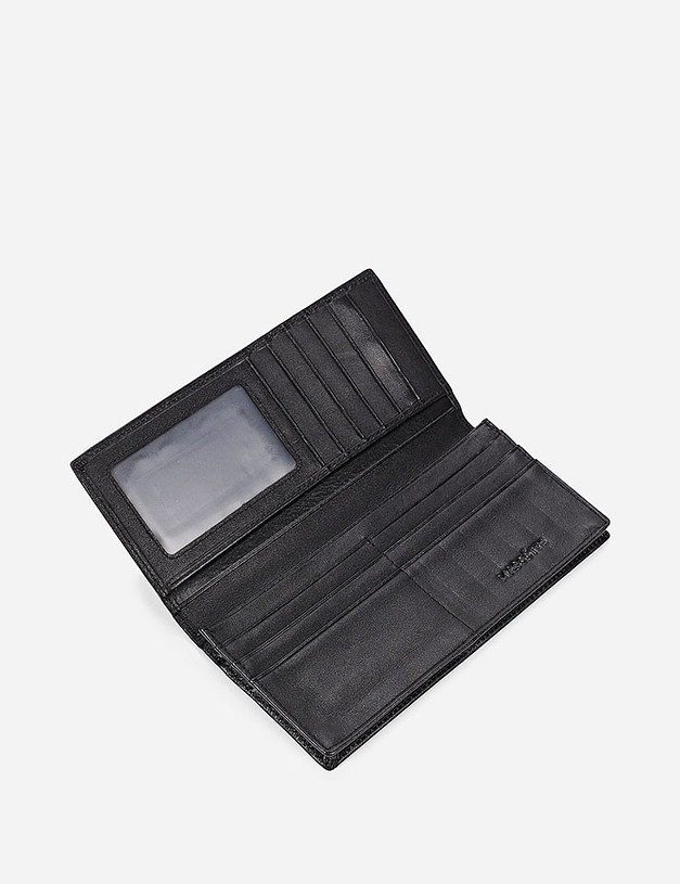 Черное кожаное мужское портмоне MASCOTTE 602-9228-102 | ракурс 3