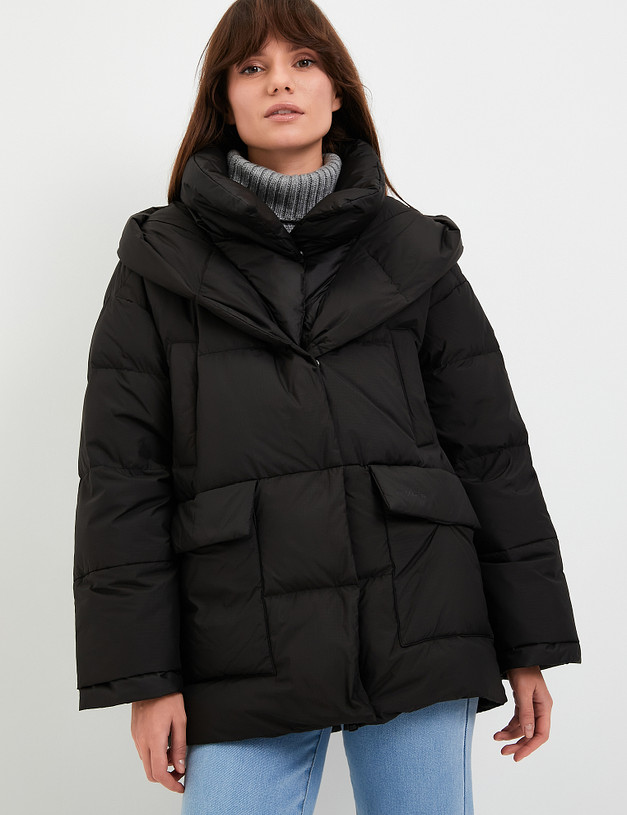 Черная женская куртка MASCOTTE 861-3205-2402 | ракурс 1