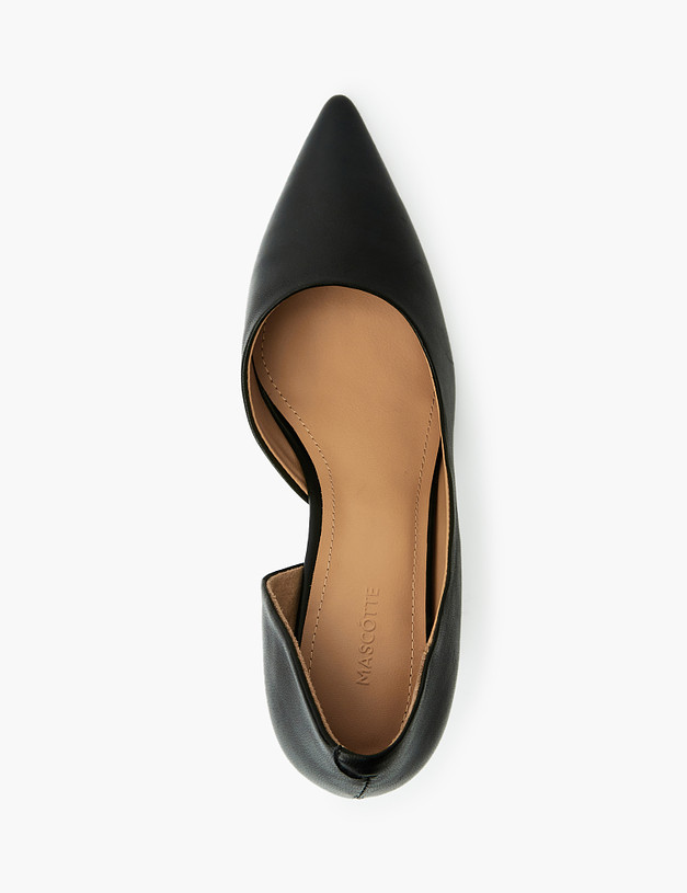 Черные кожаные женские туфли MASCOTTE 233-315312-0502 | ракурс 4