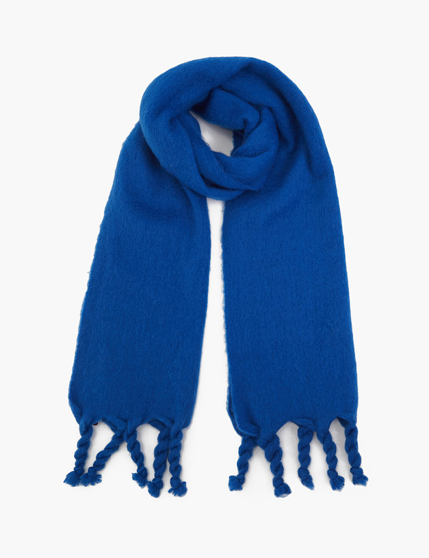 Синий женский шарф MASCOTTE 766-3226-2403 | ракурс 2