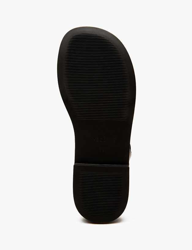 Черные лакированные женские сандалии MASCOTTE 94-410211-0702 | ракурс 5