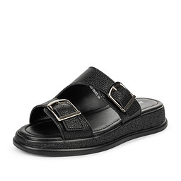 79-61WA-054VS Туфли летние женские кож.спилок/и.кожа черн, Zenden