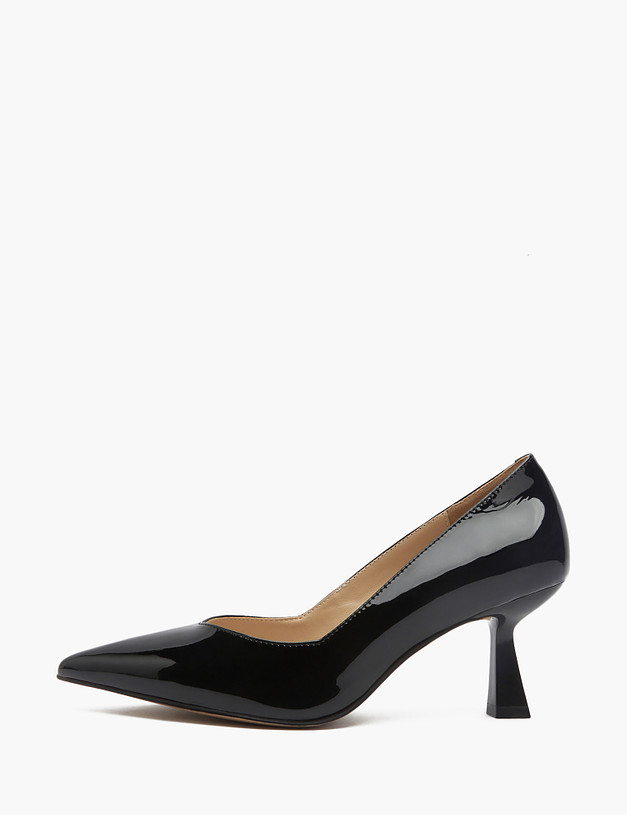 Черные женские туфли из лакированной кожи MASCOTTE 126-310611-3701M | ракурс 1