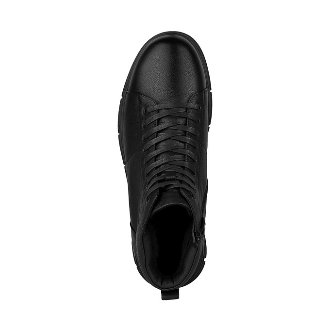 Мужские кожаные кроссовки "Саламандер" черные