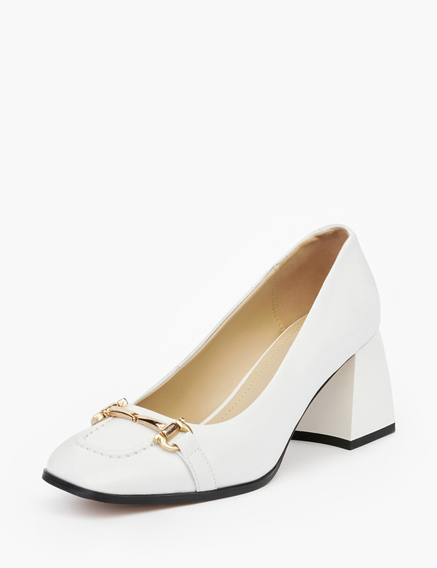 Белые женские туфли MASCOTTE 233-210411-0501 | ракурс 2