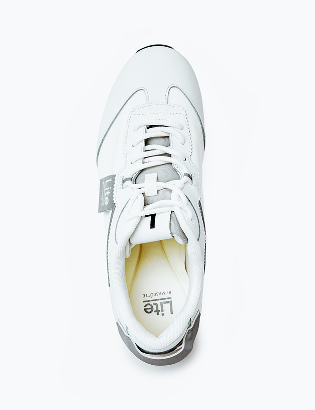 Белые женские кроссовки  MASCOTTE 189-415621-0201 | ракурс 5