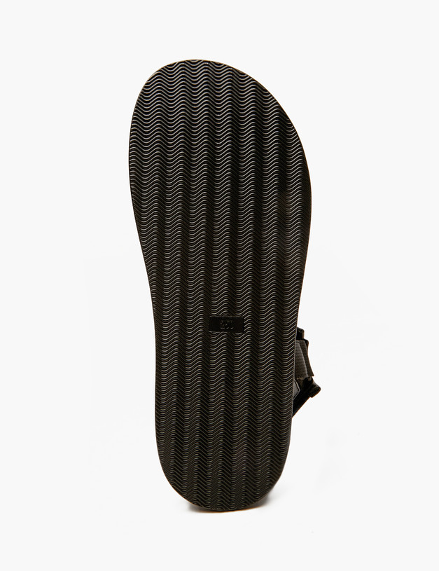Черные женские сандалии из текстиля MASCOTTE 234-415221-0202 | ракурс 5