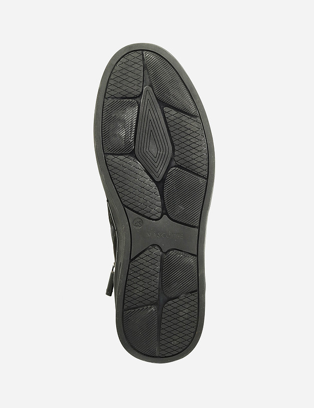Черные мужские ботинки на меху MASCOTTE 58-120234-3301M | ракурс 5