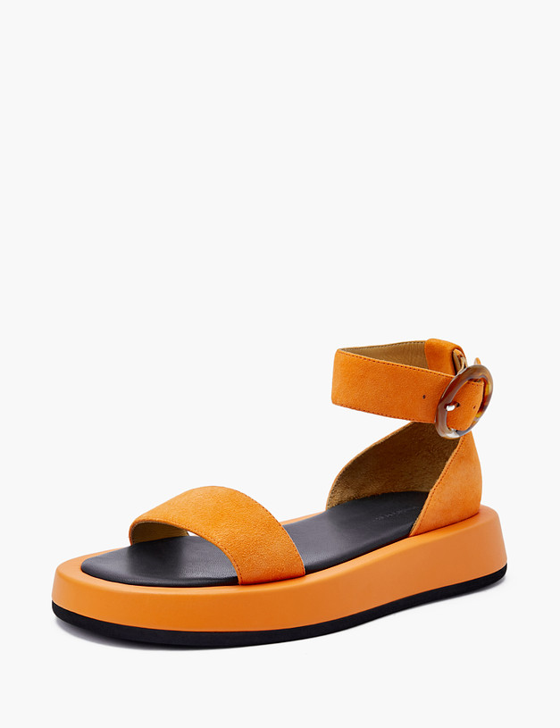 Оранжевые женские сандалии MASCOTTE 66-3183113-4619M | ракурс 3