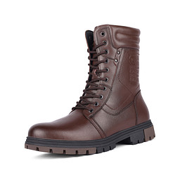 248-42MV-093VN Ботинки мужские кож.спилок/шерсть-и.мех корич, Zenden