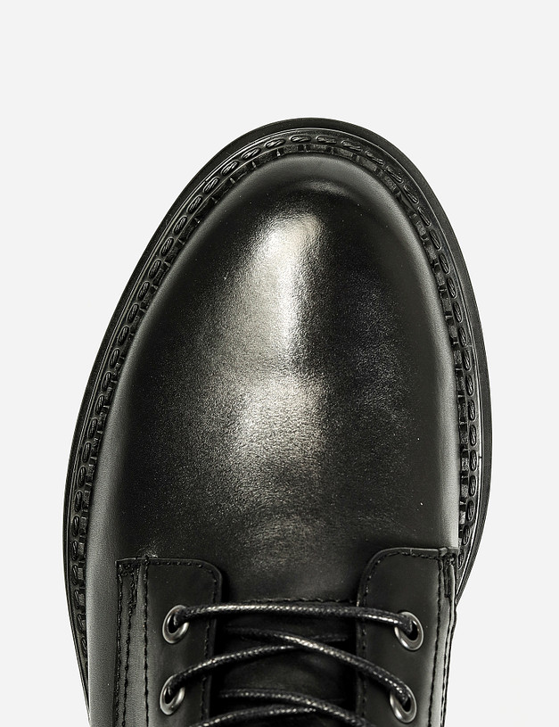 Черные женские ботинки с боковой молнией MASCOTTE 22-120221-3410M | ракурс 6