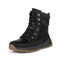 187-42MV-054SW Полусапоги для активного отдыха мужские и.кожа/и.мех черн, INSTREET