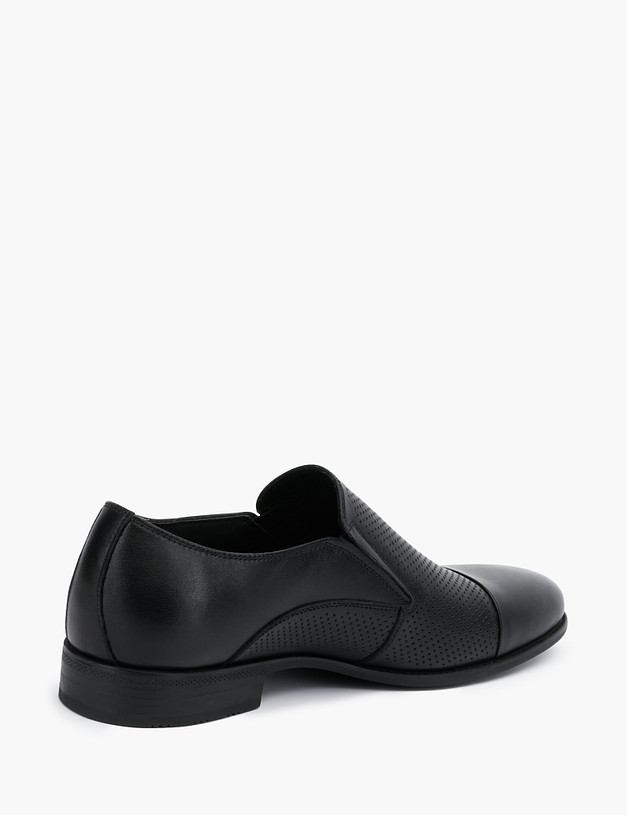 Черные кожаные мужские туфли MASCOTTE 128-211111-0102 | ракурс 3