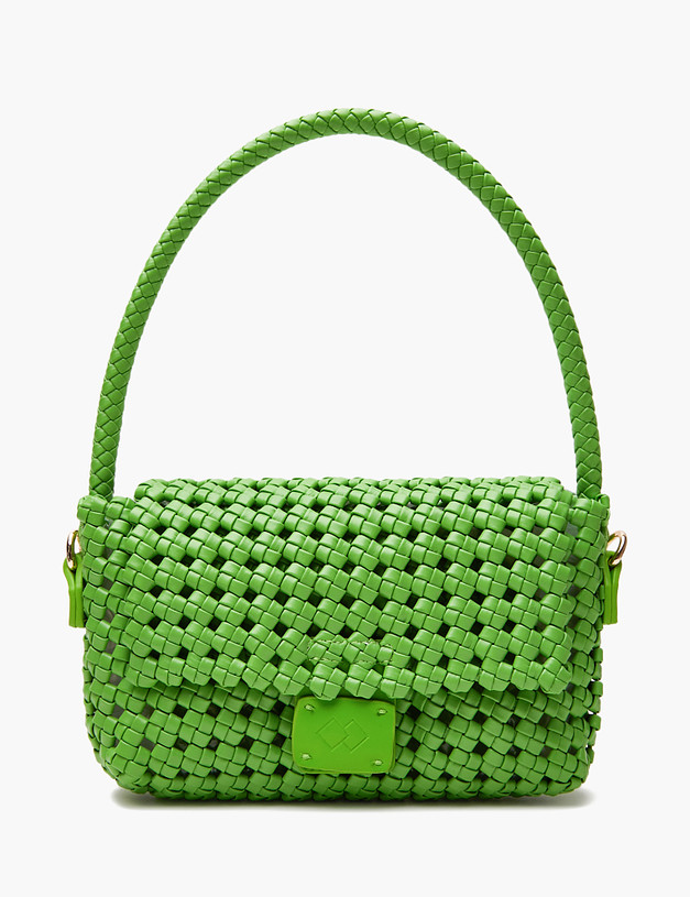 Зеленая женская плетеная сумка MASCOTTE 647-4109-604 | ракурс 3