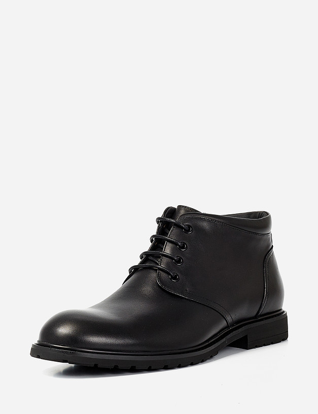 Черные мужские ботинки MASCOTTE 128-123825-0102 | ракурс 3