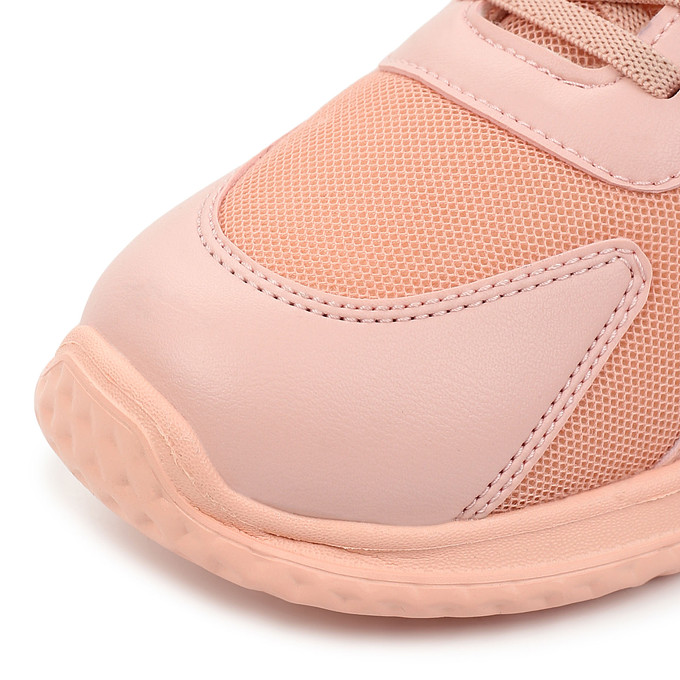 Детские кроссовки для девочки розовые из текстиля U.S. POLO ASSN.
