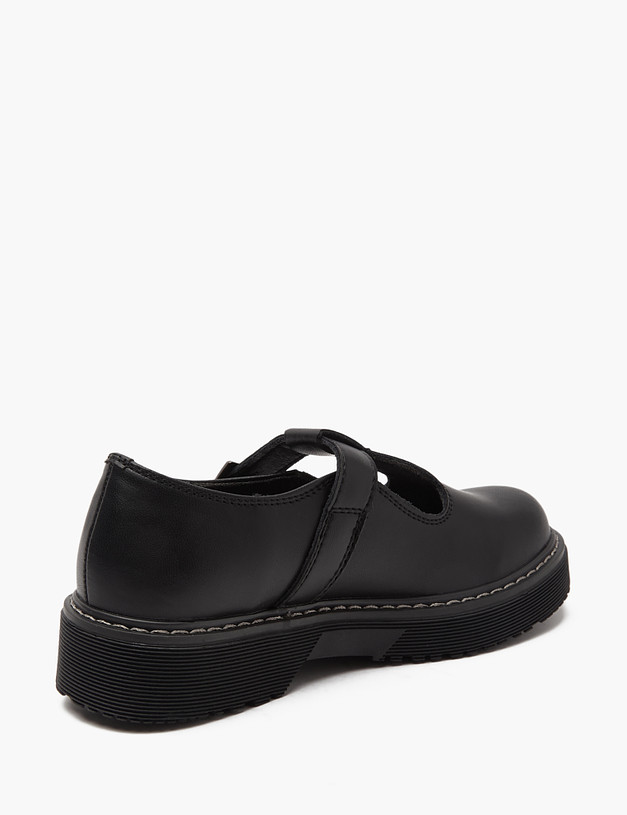 Черные туфли для девочек Мэри Джейн MASCOTTE 250-411021-0602 | ракурс 6