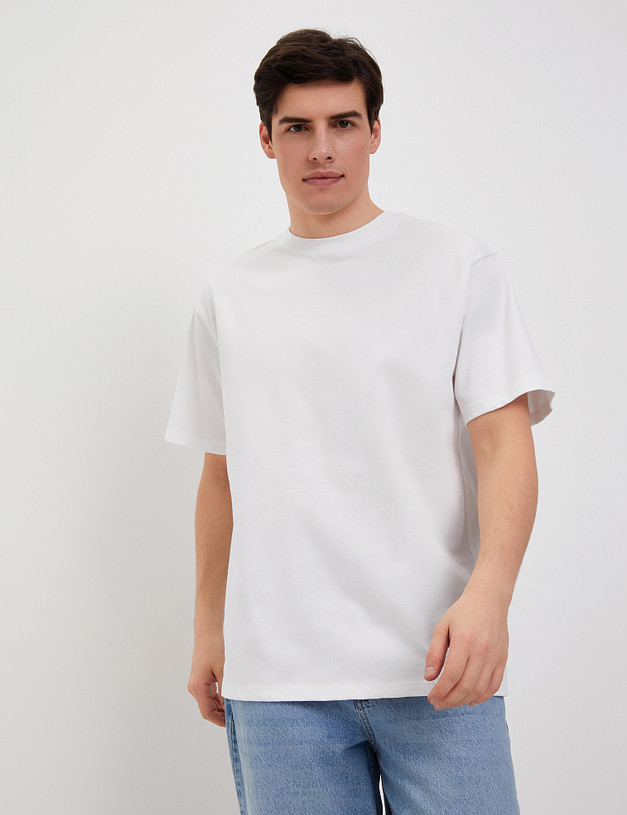 Белая мужская футболка MASCOTTE 848-4144-2601 | ракурс 3
