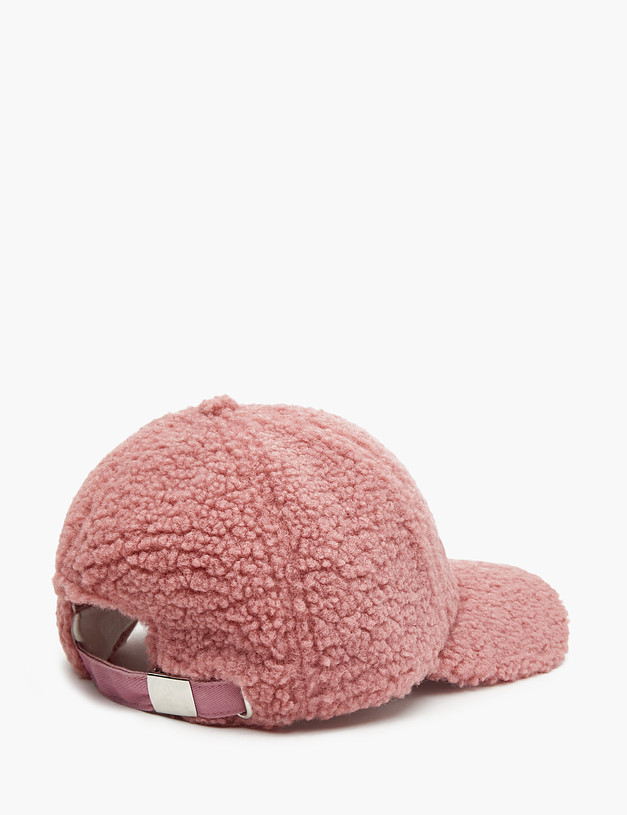 Розовая женская плюшевая кепка MASCOTTE 746-2204-2406 | ракурс 4
