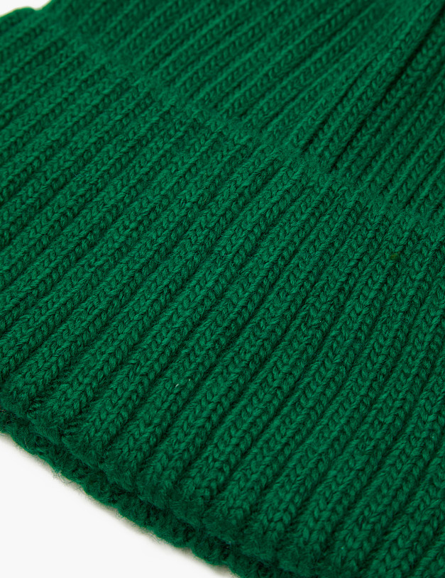 Зеленая женская шапка MASCOTTE 781-3231-75004 | ракурс 3