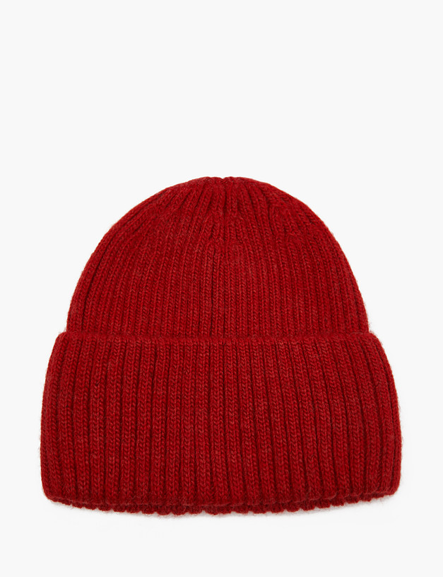 Красная женская шапка MASCOTTE 781-3231-7505 | ракурс 2