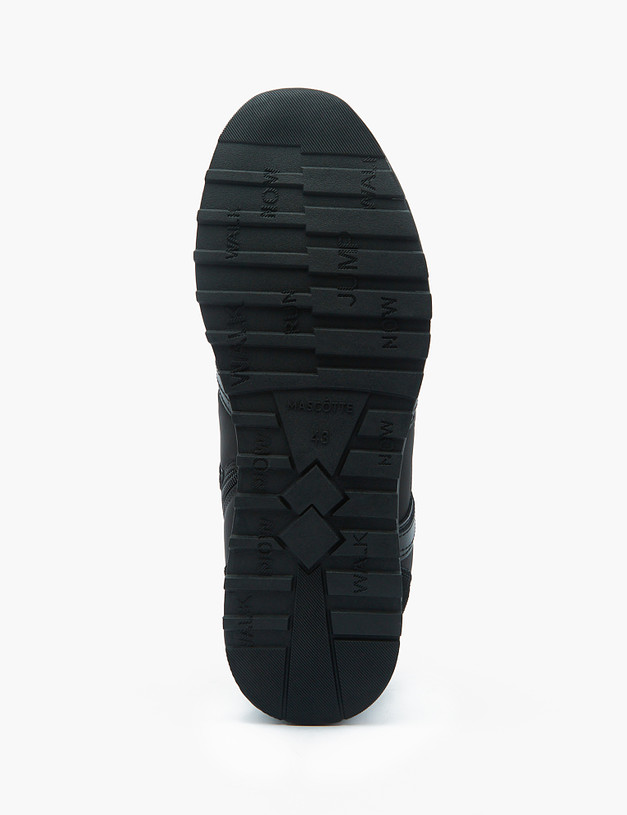 Черные комбинированные мужские ботинки MASCOTTE 189-2215029-0202 | ракурс 5