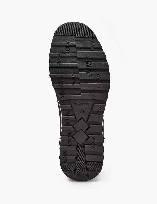 Черные мужские кроссовки из текстиля и велюра MASCOTTE 189-4115023-0202 | ракурс 5